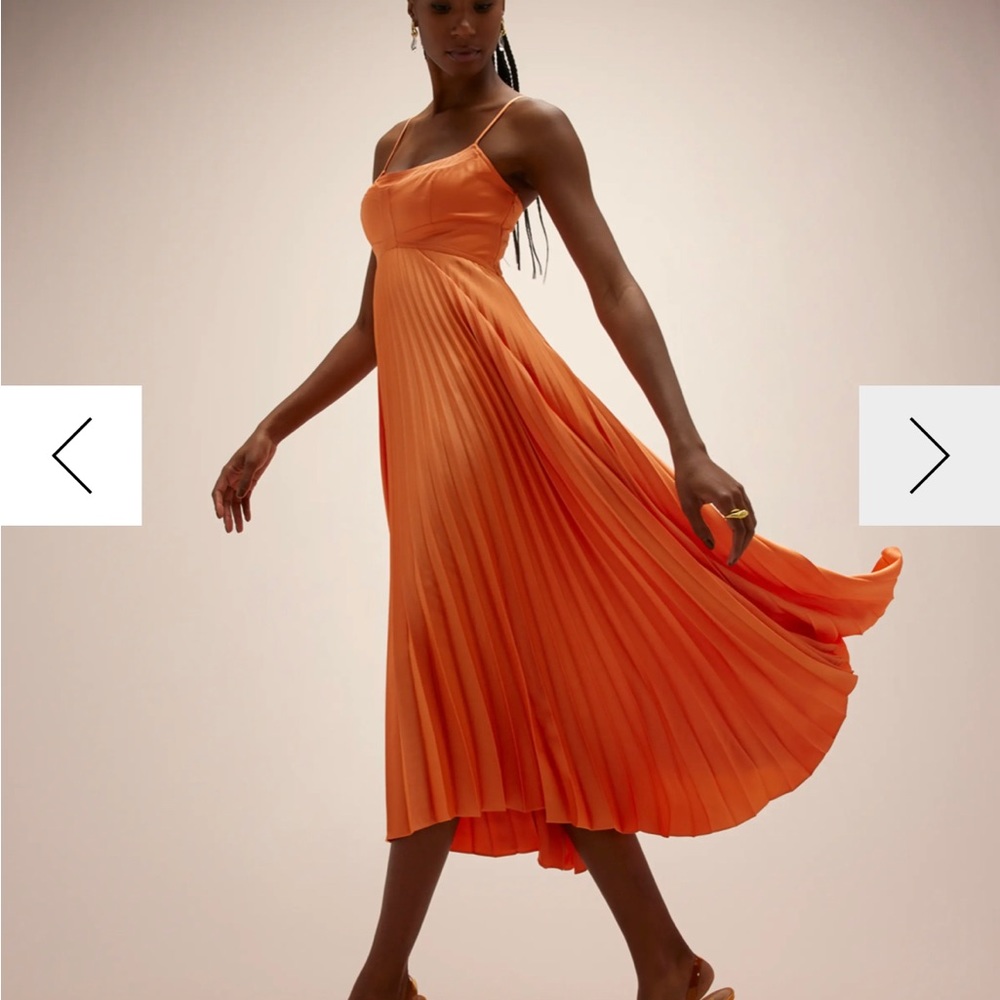 ALC Hollie Dress in Vivid Orange, size 4